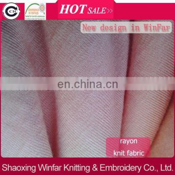 Winfar Reactive dyeing rayon spandex T-shirt fabric wholesale