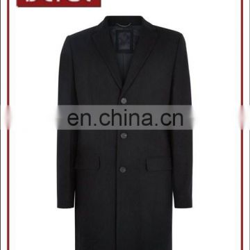 Wholesale Man Casual Fit Wool Mix Longline Winter New Coat Design