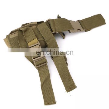 High Quality Belt To Leg Adjustable Police Tactical Nylon Bag Pistol Gun Holster