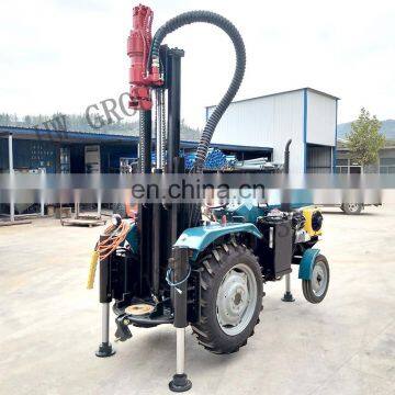 Diesel engine tractor mounted drilling rig Geotechnical Core Drilling Rig price