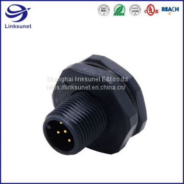 5 Pin IP67 Waterproof connector and Wire  Plastic Receptacle A-Coding wire harness for Ship