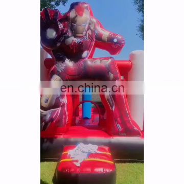 ironman jumper inflatable bouncer bouncy jumping castle bounce house with slide