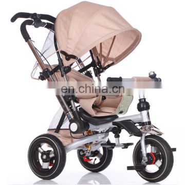 Children tricycle with foldable Canopy, children bike with umbrella tricycle kids