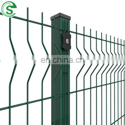 Airport  farm used V Shape 3D Curved  No Climbe Wire Mesh Fence