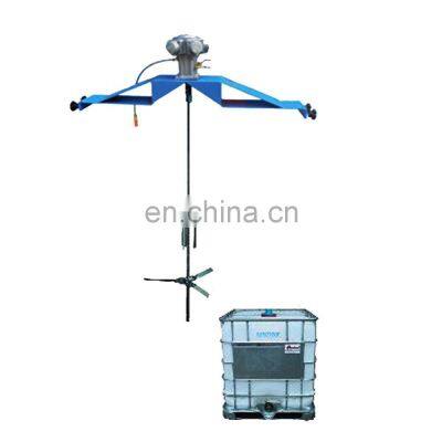 high quality IBC agitator mixer horizontal IBC tank mixer 1000l ibc tote tank