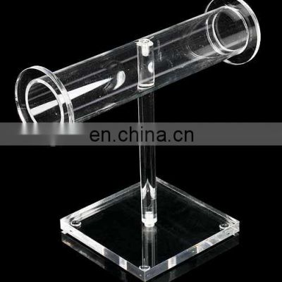 clear fashionable bangle stand acrylic jewelry display holder