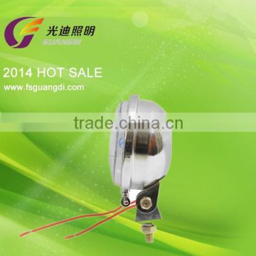 Wholesale White shell chrome 3 " round semi sealed beam headlamp with reasonable price
