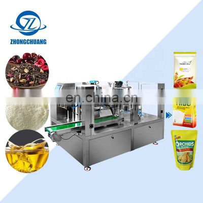 Price Food Tea Pouch Automatic Spices Pouch Packing Powder Coffee Milk Sugar Water Bag Packaging Machine