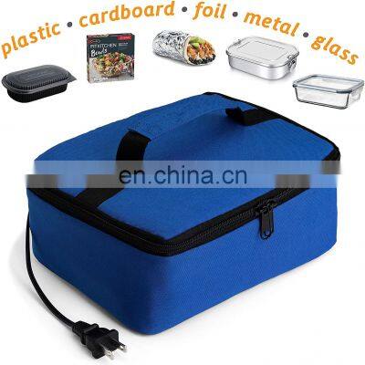 Portable 12V Heating  Lunch Bag Portable Food Box for Food Warming With DC Adapter