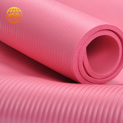 Custom Wholesale Fitness Exercise Non-Slip yoga mats pink with high quality