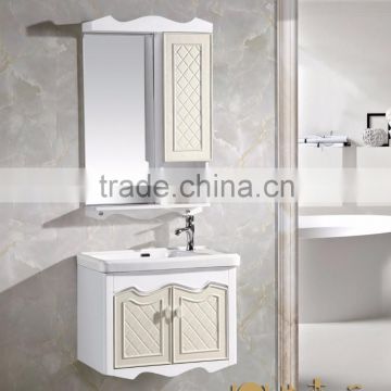 The modern design of the diamond counter bathroom cabinet (EAST-25091)