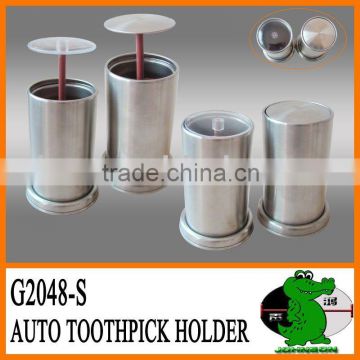 Stainless Steel Automatic Toothpick Box