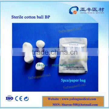 Surgical disposable nonwoven sterile ball