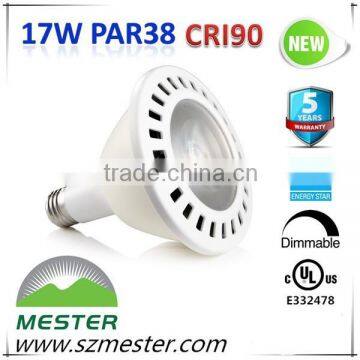 5years warranty 120v dimmable LED 17W Par 38 led energy star