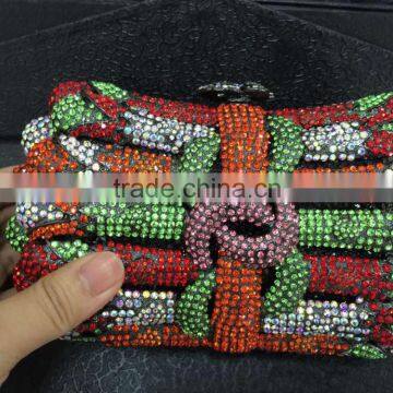 women luxury Elegant wedding ladies rhinestone crystal clutch bag