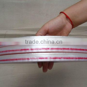 Resealable adhesive bag sealing tape to seal OPP bags