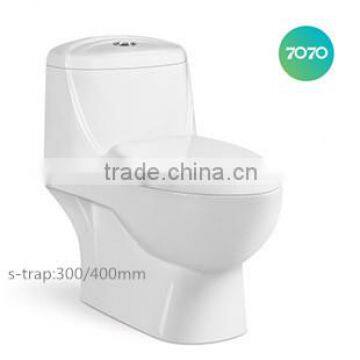 chao zhou elegant design siphonic One Piece S-trap water saving toilet z933