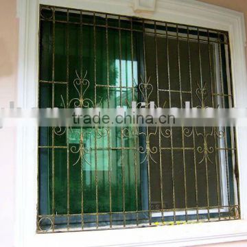 Top-selling modern style of wrought iron window grills