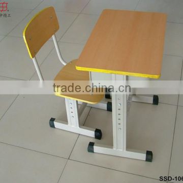 Wooden School Furniture Single Double Adjustable Student Chair