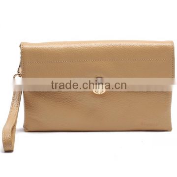 New style elegance women clutch genuine leather purse
