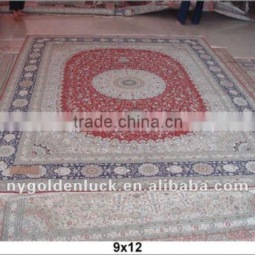 9x12 400L handmade persian silk carpet online