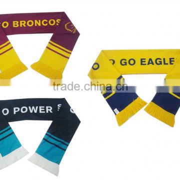 bob trading favorite supplier football fans Printing scarf anchor printing scarf