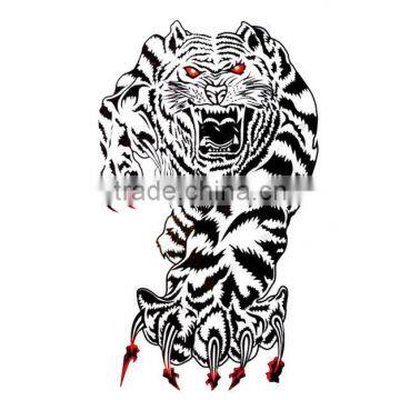 fashion water proof mens tiger new temporary tattoo design