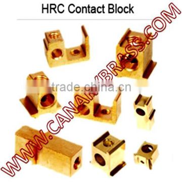 HRC contact block, terminal block, fuse component, cut-off terminal, pcb terminal