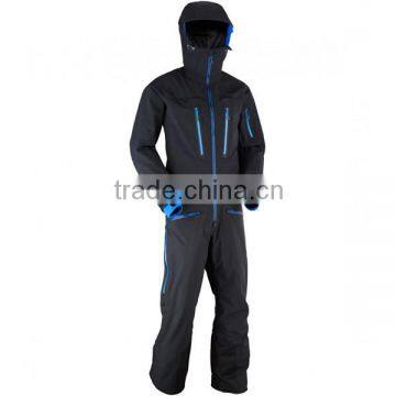 black adult custom Top quality warm winter active ski overall ski jumpsuit