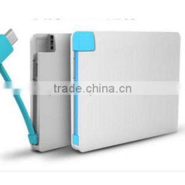 Cheap Promotion Gift Credit Card Mobile Power Bank 2500mAh, Alibaba Golden Supplier Power Bank 2500mAh