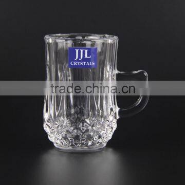 JJL CRYSTAL MUG JJL-2405-1 WATER TUMBLER MILK TEA COFFEE CUP DRINKING GLASS JUICE HIGH QUALITY