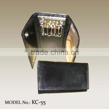 key holder multiple hooks for keys metal alloy leather wallet