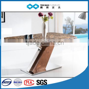 top selling contemporar High Quality marble top dining table designs