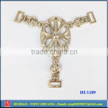 Gold plating Y-shaped TPU shoe clip chain decoration HU1189