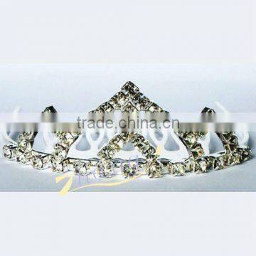 smallest shiny rhinestone wedding tiara