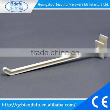 Small Commodity Display Promotion Plastic Hanging Hook Fit For Special Thick 2mm Paper Backboard