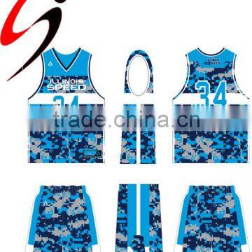 Custom sublimation basketball uniform