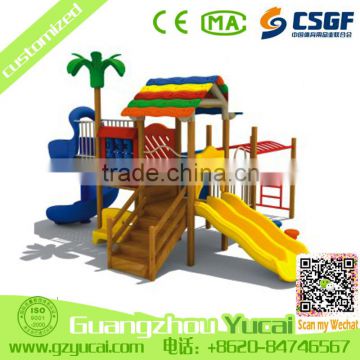 muti function children slide outdoor playground equipment for sale