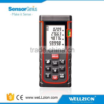 SW-E60, laser distance meter with bubble level