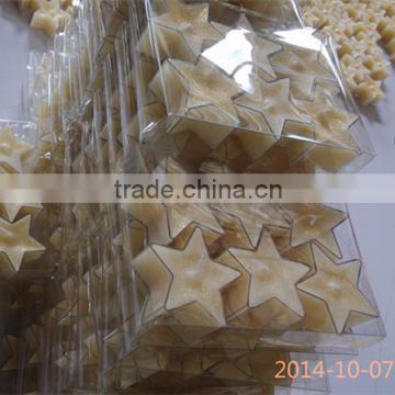 ivory scented pentagram tealight candle from Qingyun Super Light Candle Technology Co.,Ltd