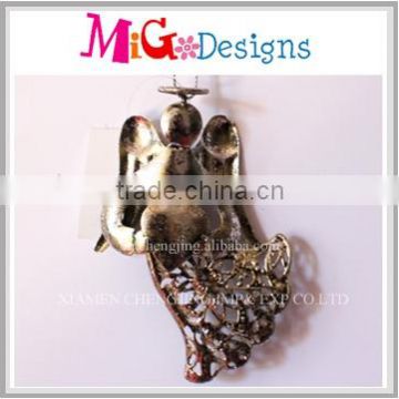 angel shaped welcome OEM unique gifts metal christmas gift items