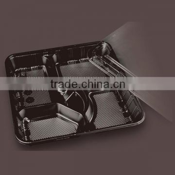 High quality disposable 4 compartment tray