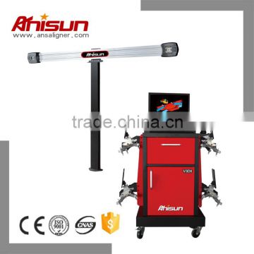 V3DII car turntable plates alignment machine price for auto garage equipment