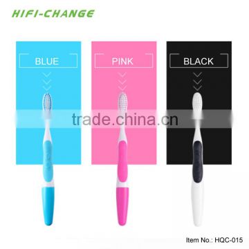 HQC-015 Teeth whitening silicone baby toothbrush