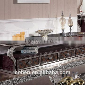 top quality luxury mdf tv wall unit/table/satnd for living room furniture
