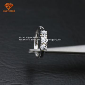 Classic design suprior sparkle synthetic jewelry 18/14kg gold moissanite ring hotsells in Italy​ market