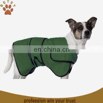 2015 hot sale microfiber hot sell bathrobe for dogs wholesale