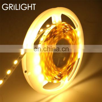 amber color flexible 5050 waterproof led strip light single and double row led strip