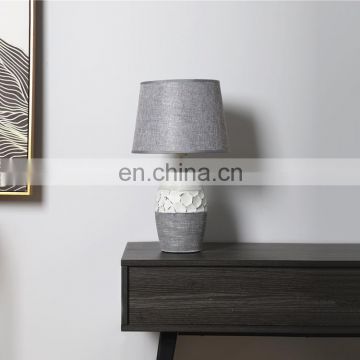 China home decoration custom unique reading lights cheap bedside porcelain table lamp for office