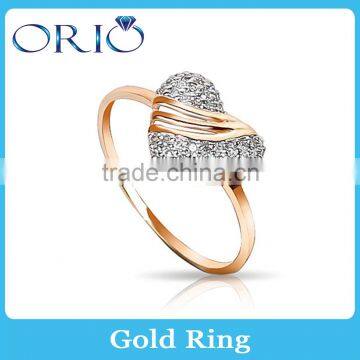 18k Diamond Gold Ring